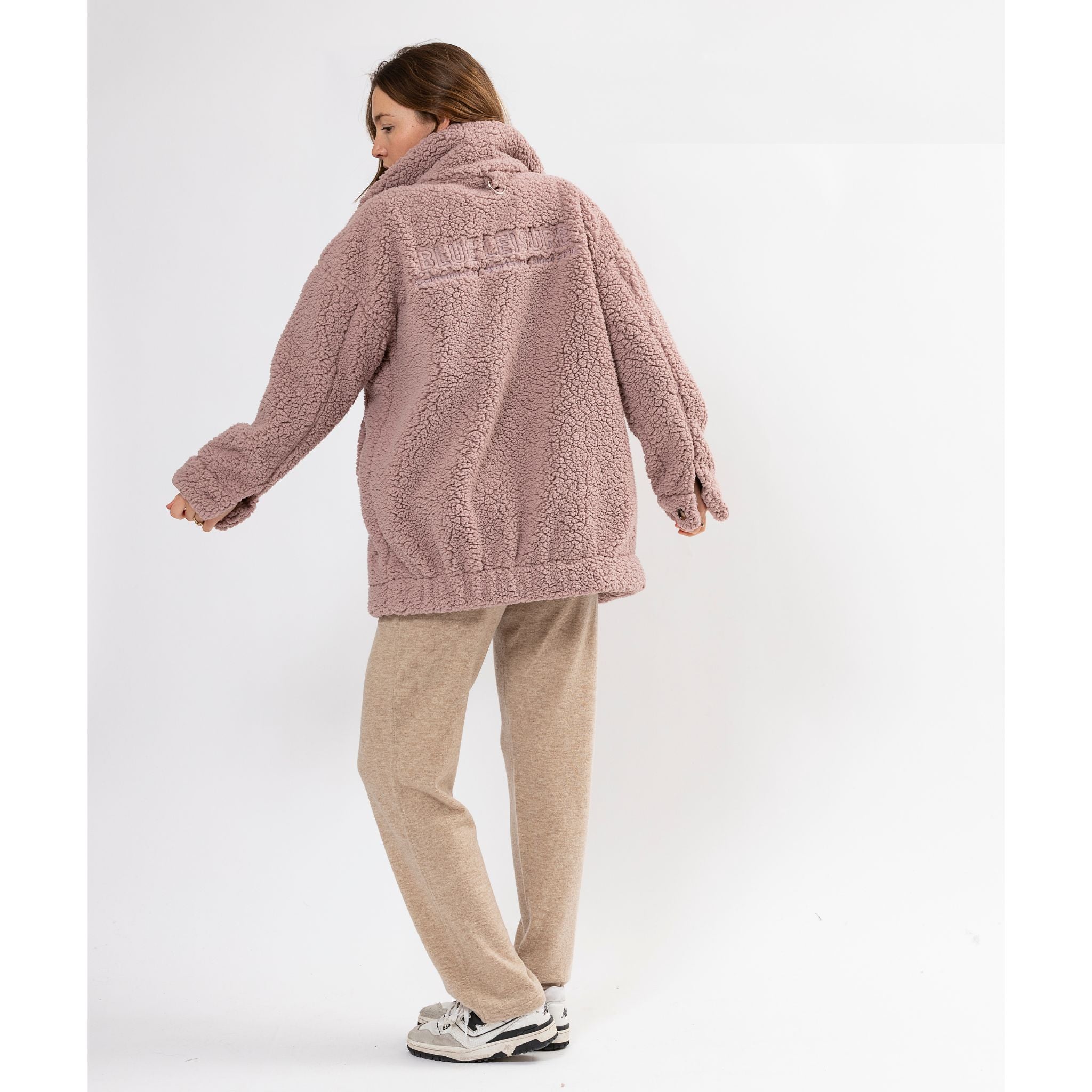 Blue Sportswear Teddyfleece Jacke "Lax Bomber Jacket"