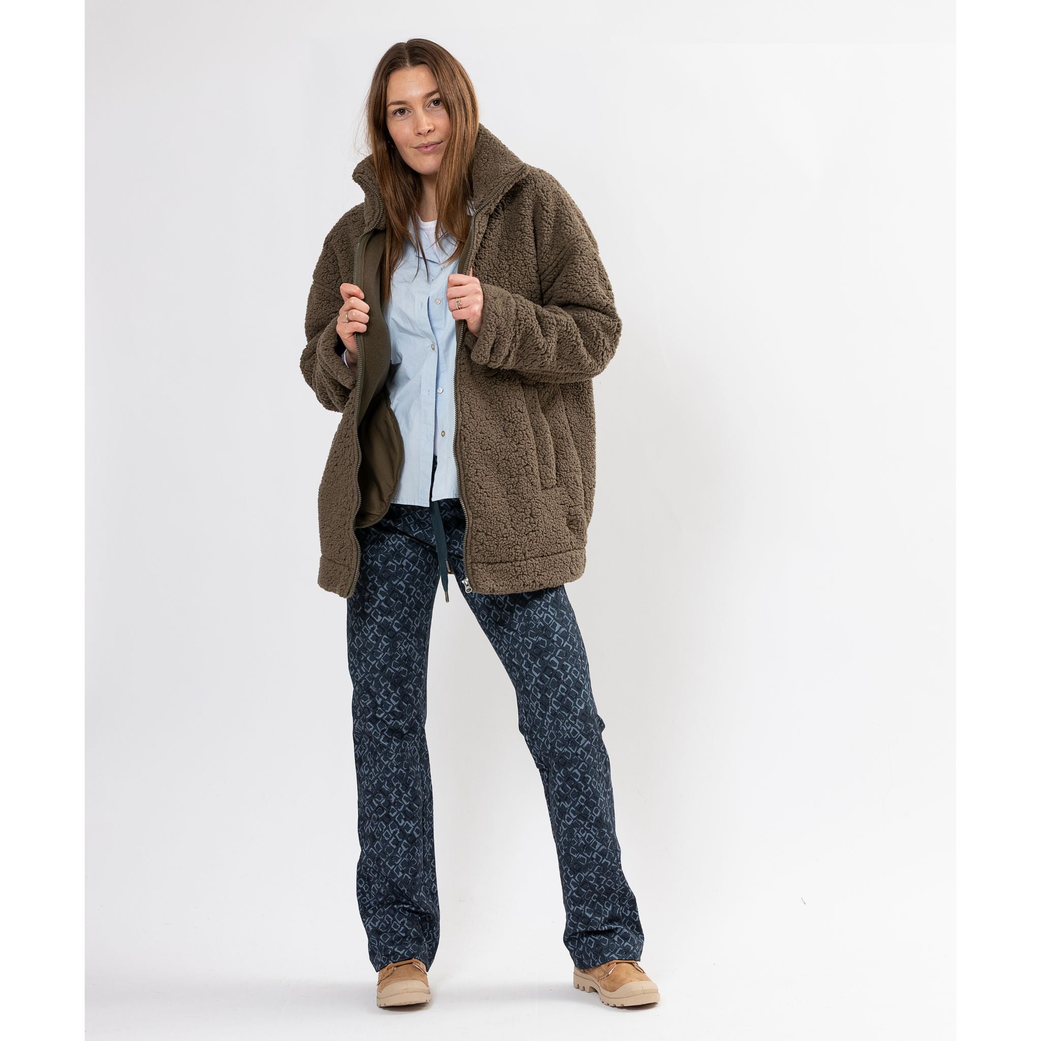 Blue Sportswear Teddyfleece Jacke "Lax Bomber Jacket"