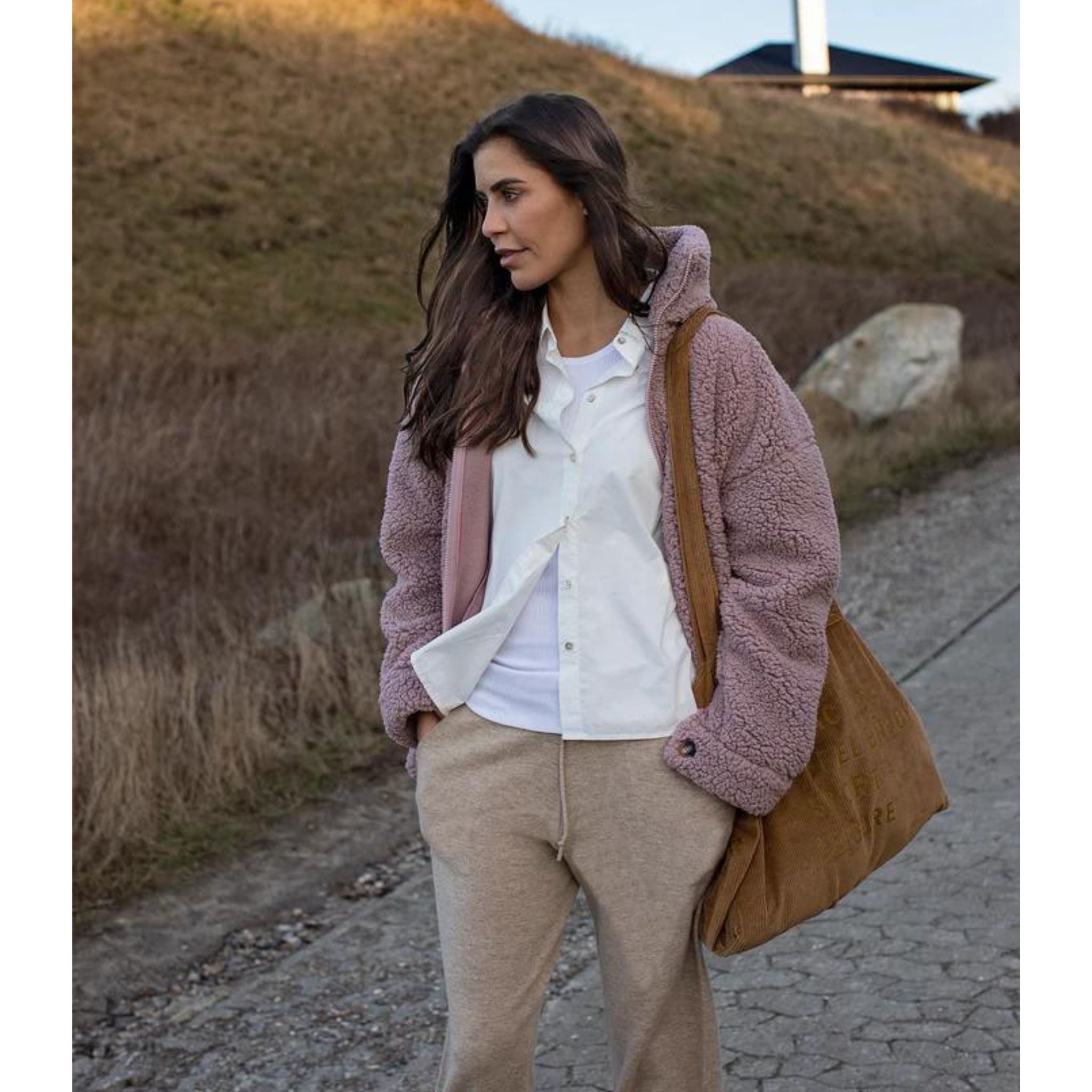 Blue Sportswear Teddyfleece Jacke "Lax Bomber Jacket"