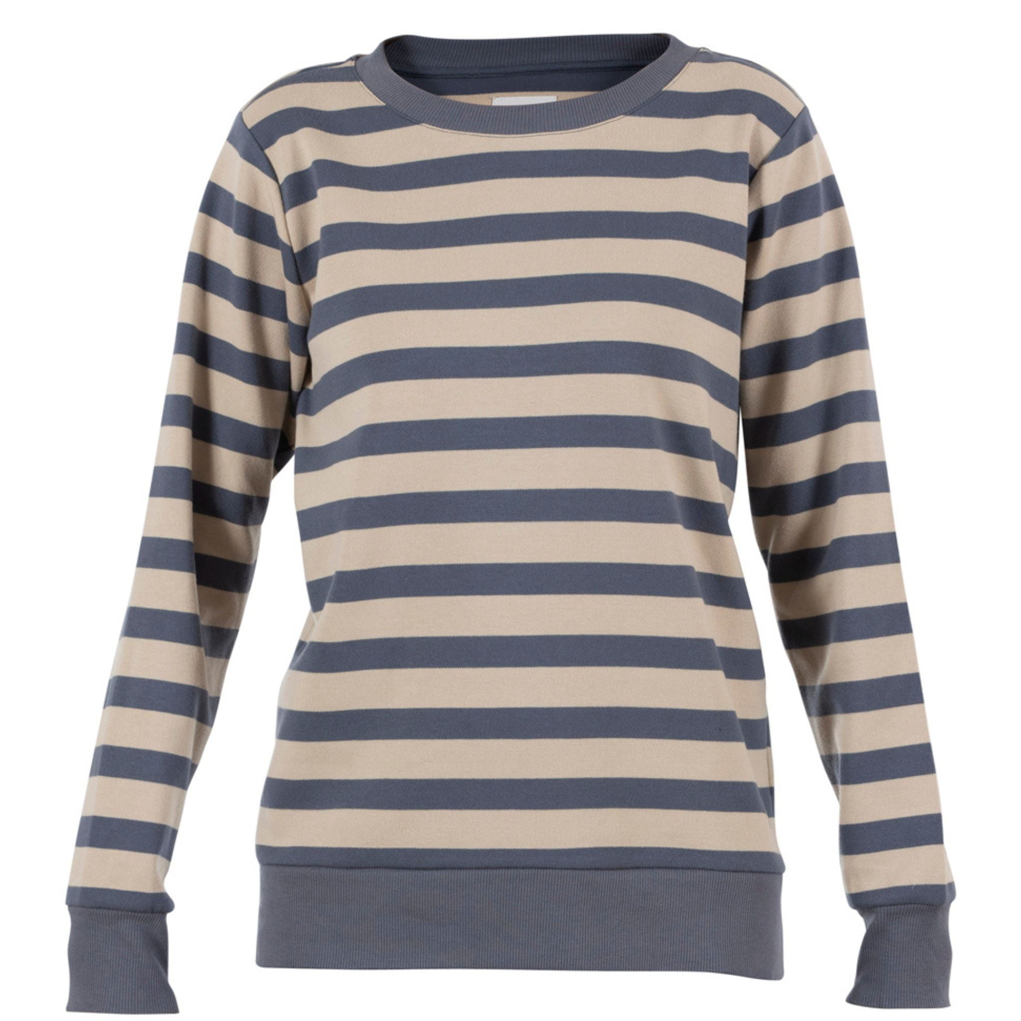 Blue Sportswear Sweater "Basil Striped"