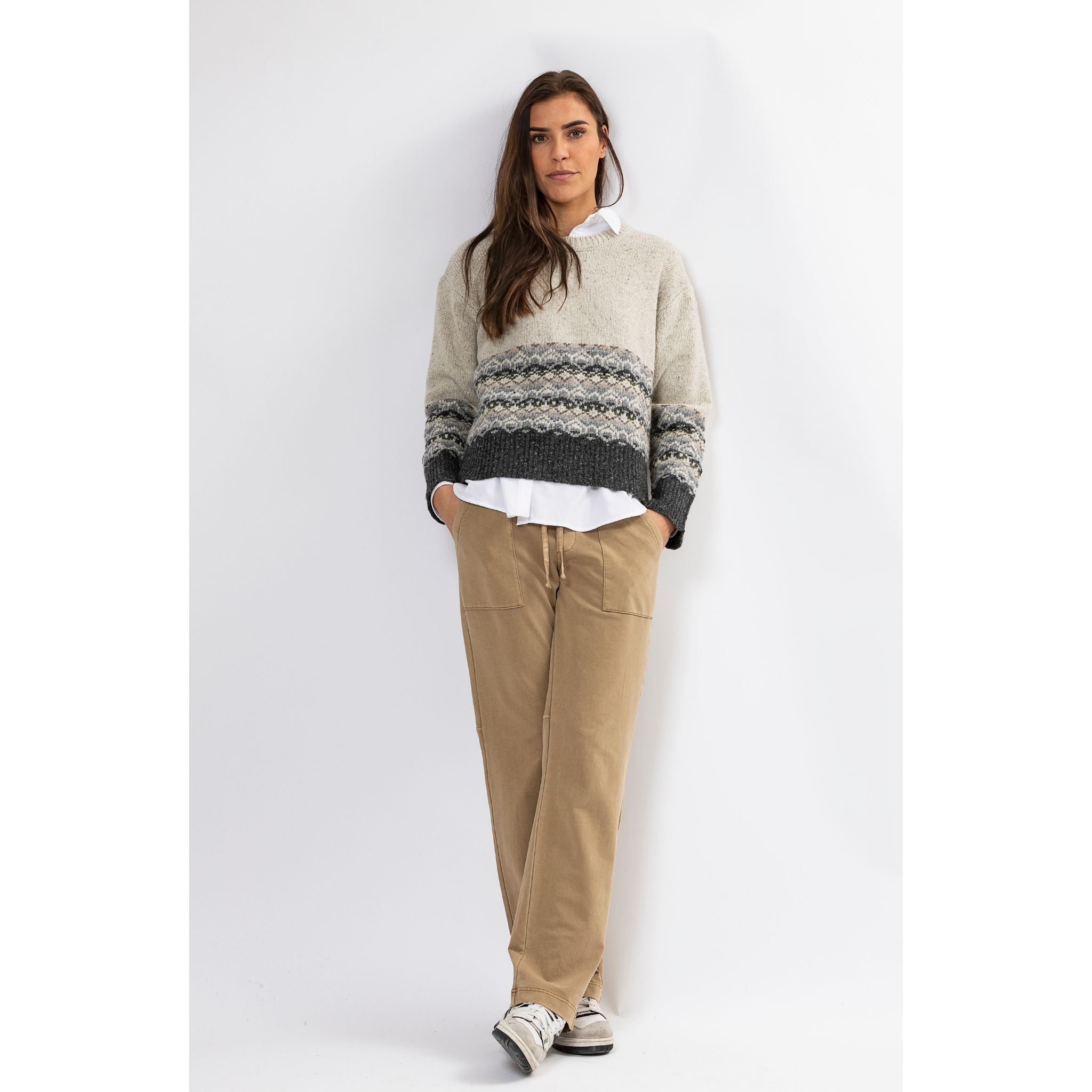 Blue Sportswear Jaquard Strickpullover "Dover Jaquard Knit"