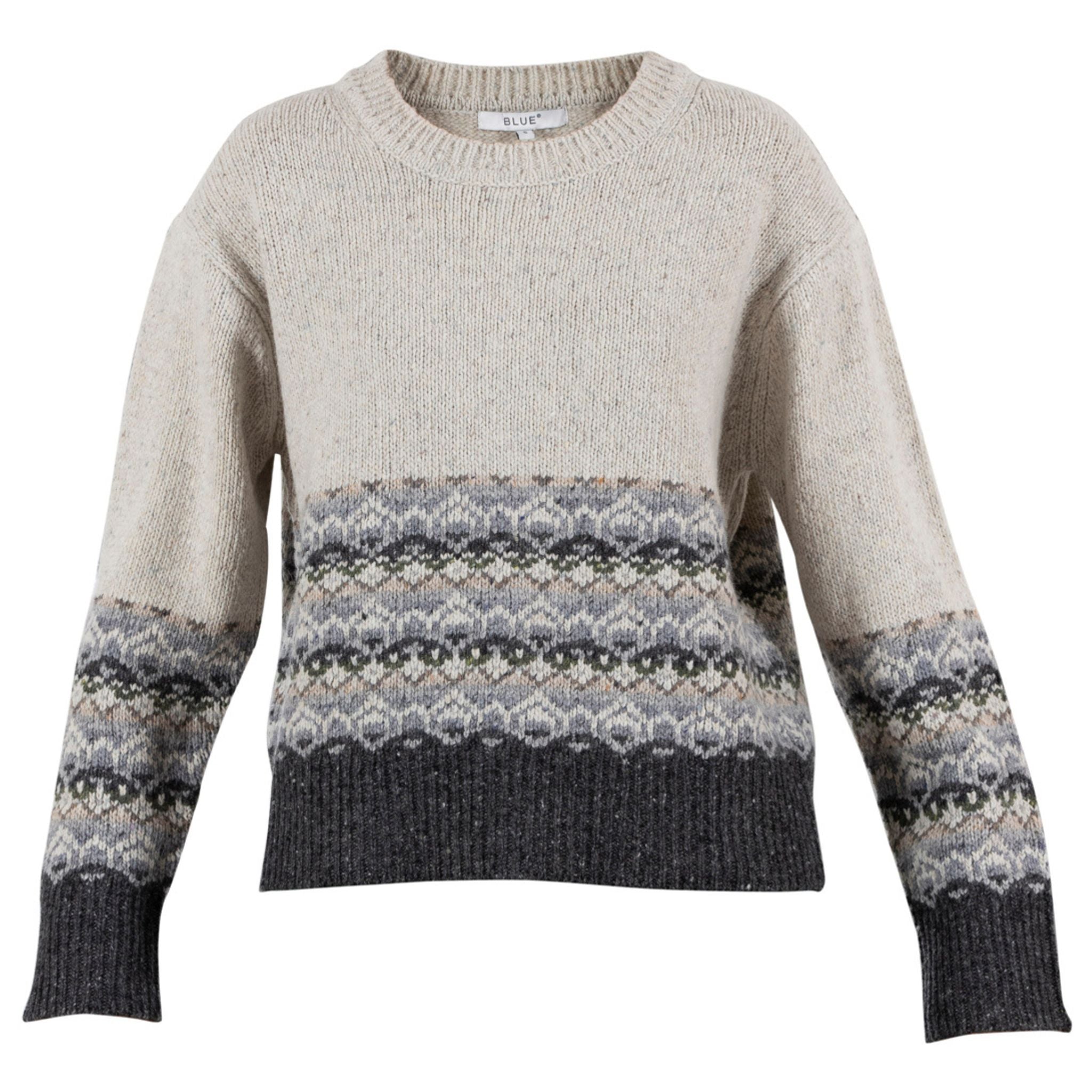 Blue Sportswear Jaquard Strickpullover "Dover Jaquard Knit"