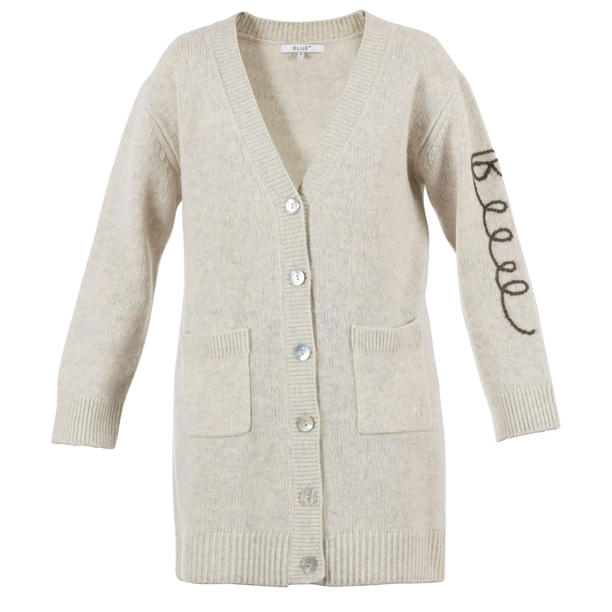 Blue Sportswear Long Strickjacke "Carlton Long Wool Knit Cardigan"