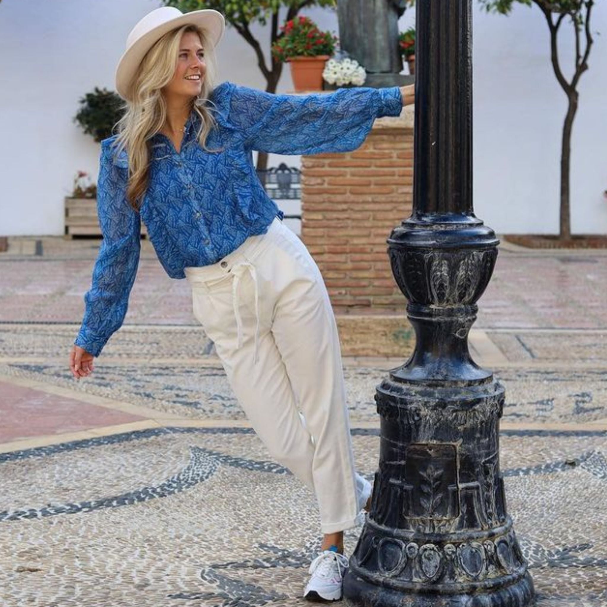 NUKUS Bluse "Candy Flora Blouse"