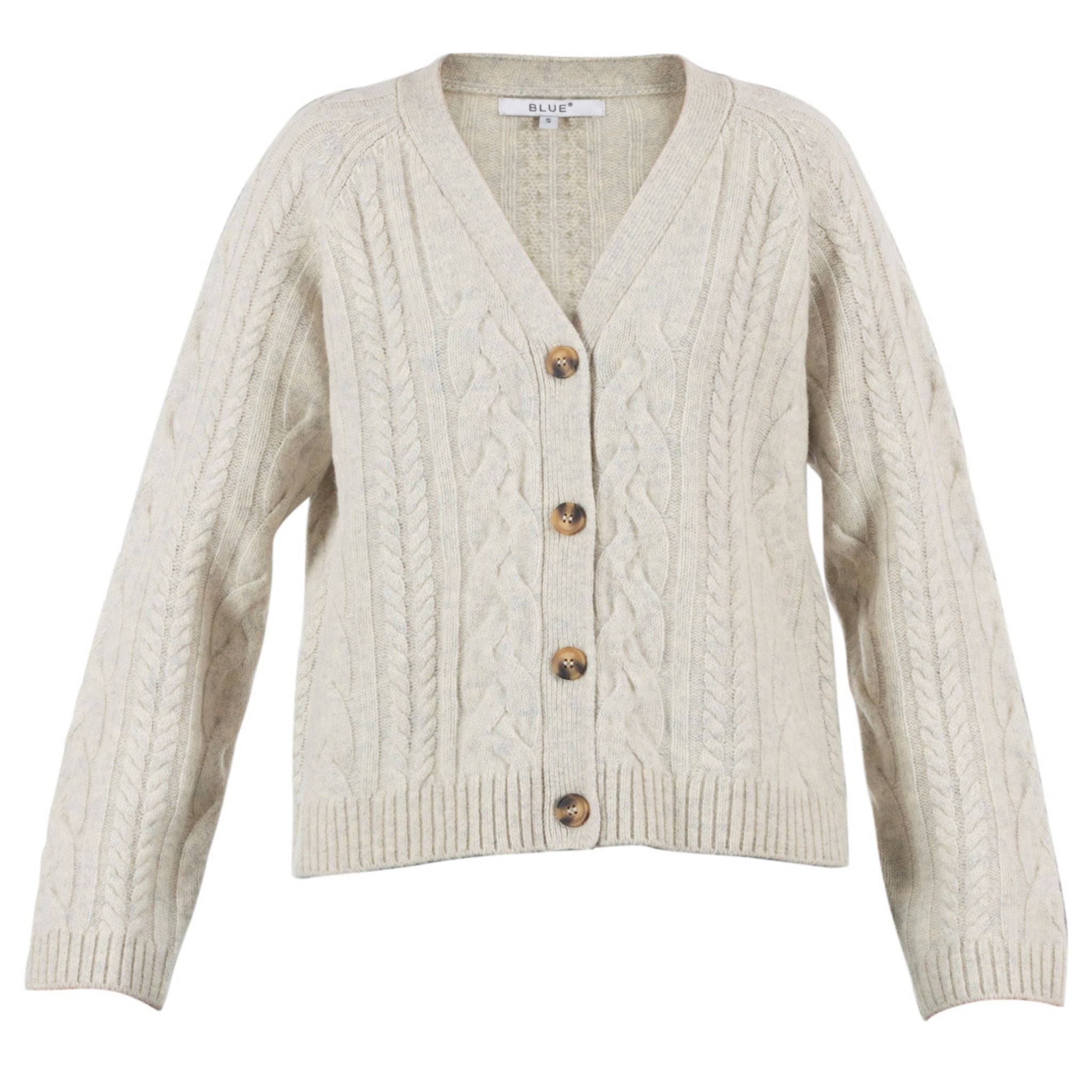 Blue Sportswear Zopfmuster Strickjacke "Haven Cable Knit Cardigan"