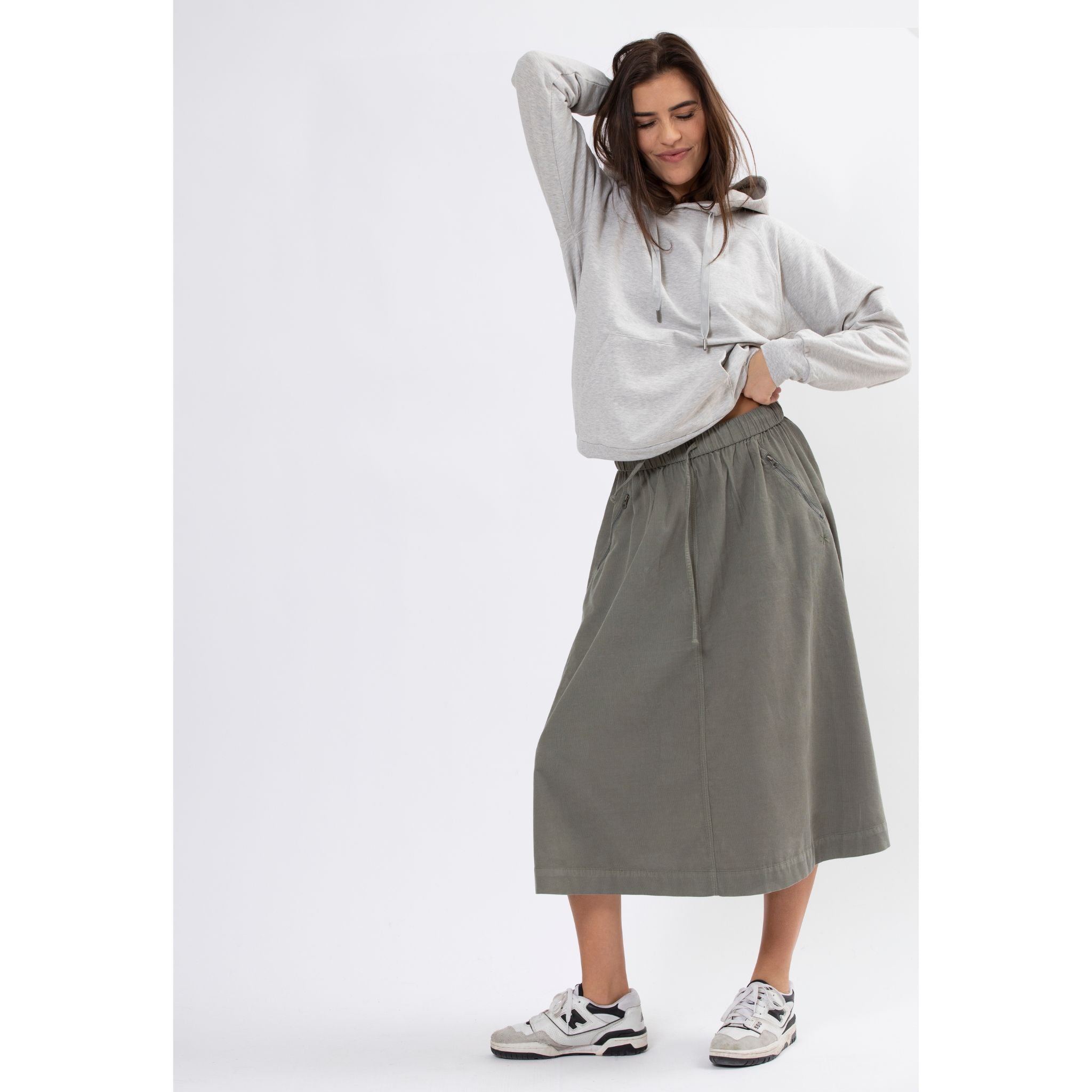 BLUE SPORTSWEAR Babycord Maxi Rock "Melville"