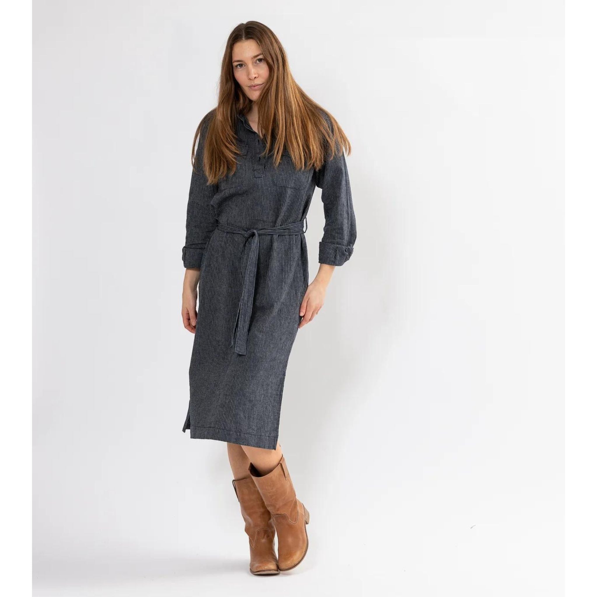 Blue Sportswear Kleid "Tenakee Cotton Linen Dress"