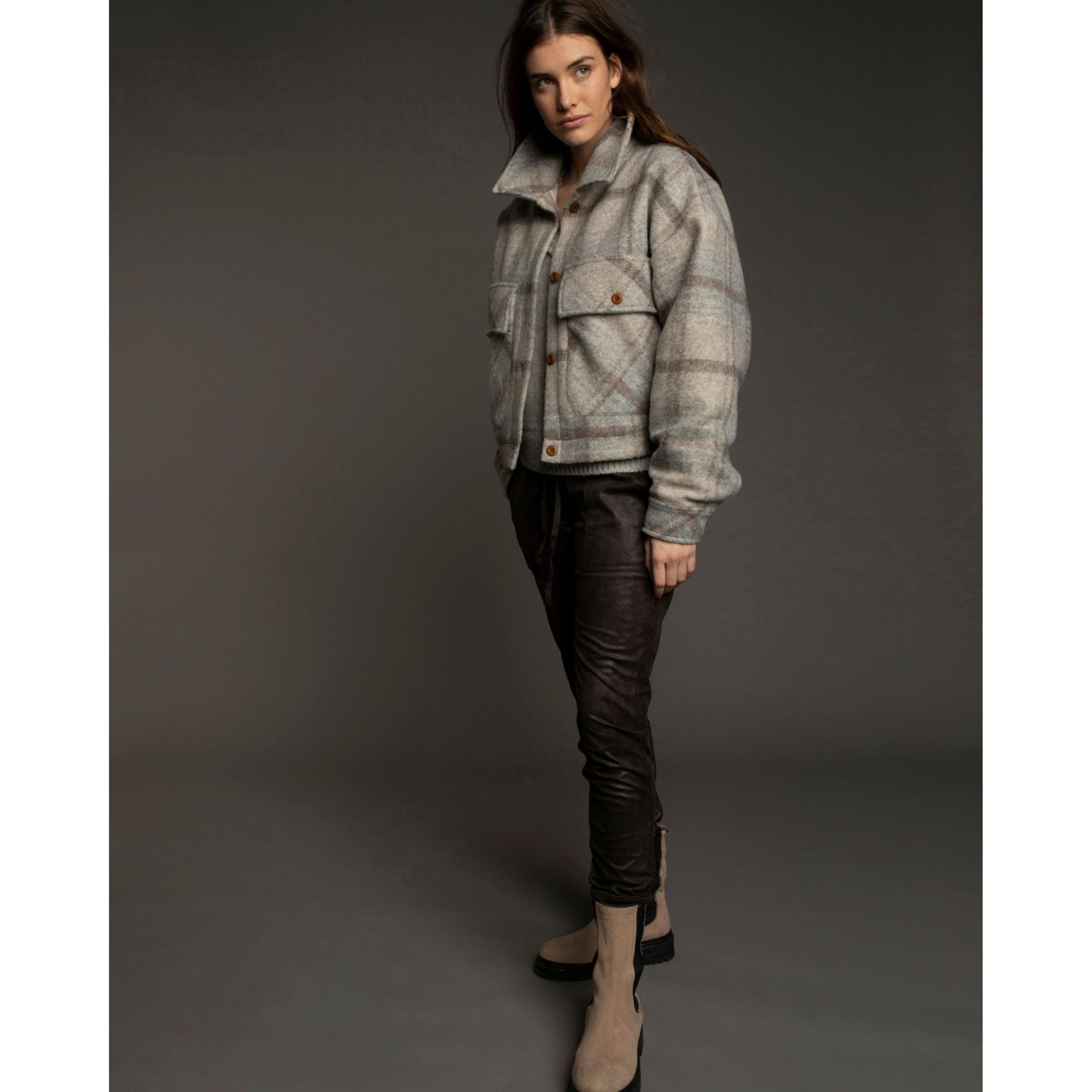 Moscow Design Faux Leder Hose "Willow"