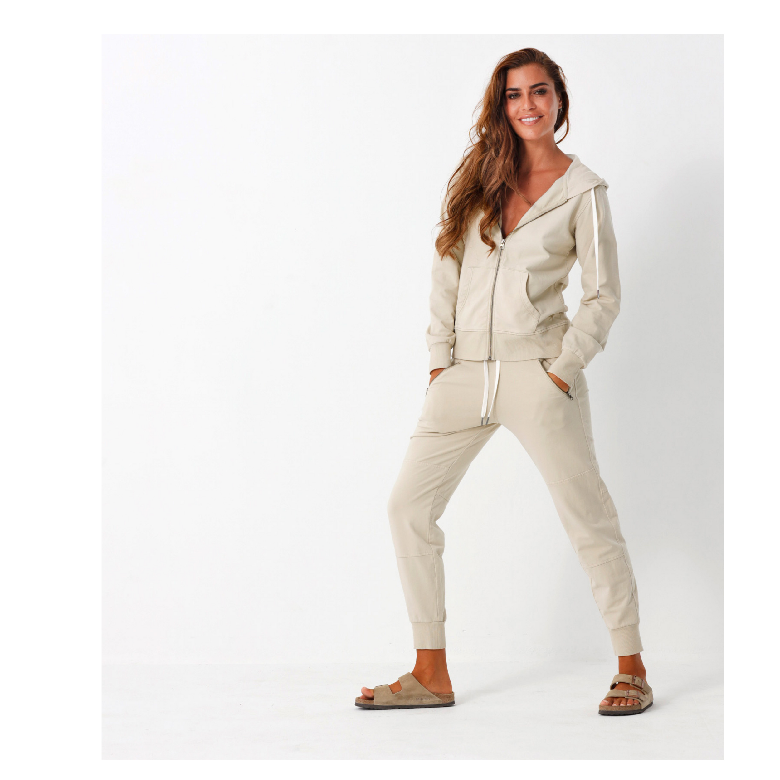 Blue Sportswear Sweat Jacke "Amalfi Hood"