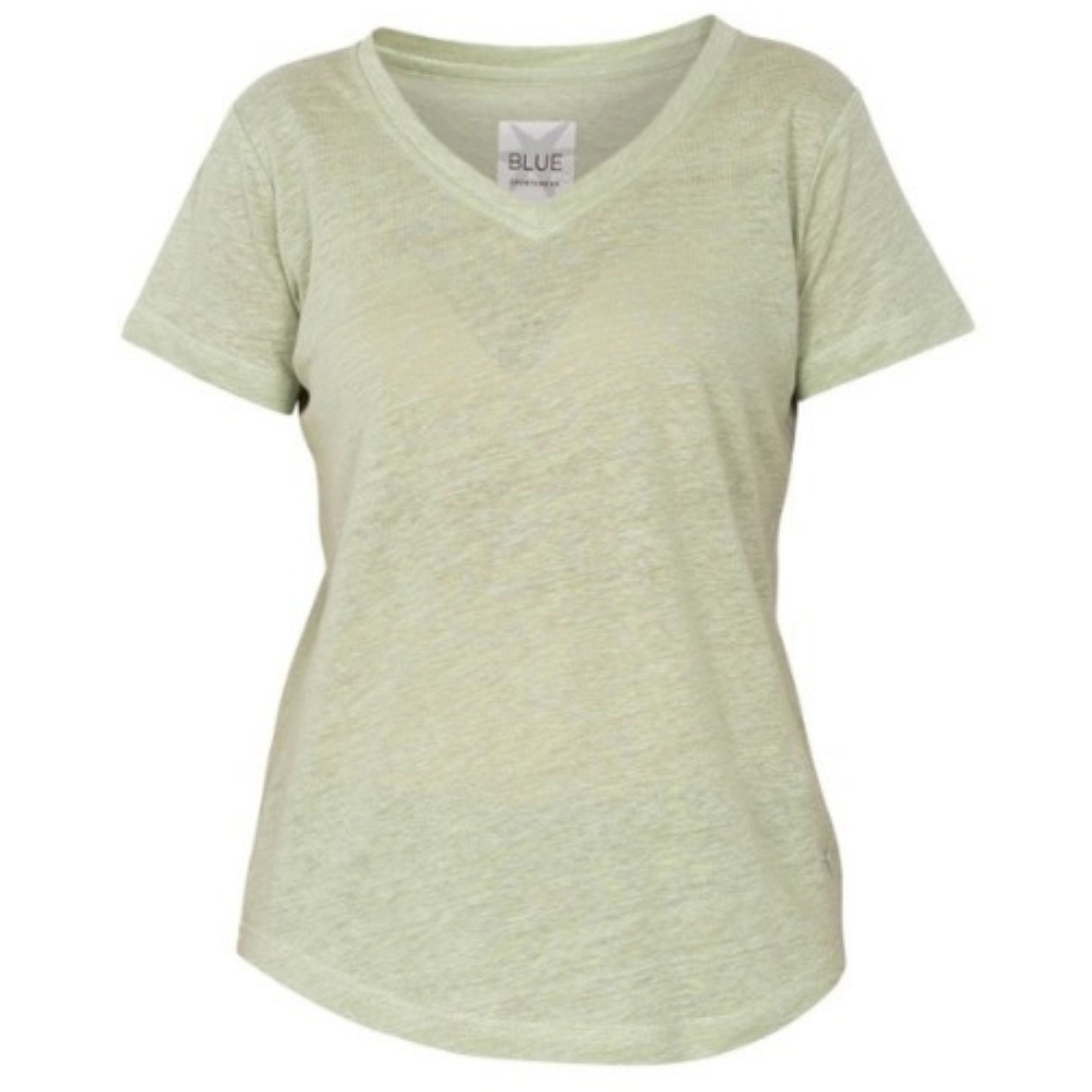 Blue Sportswear T-Shirt "Carolina Linen V-Tee"