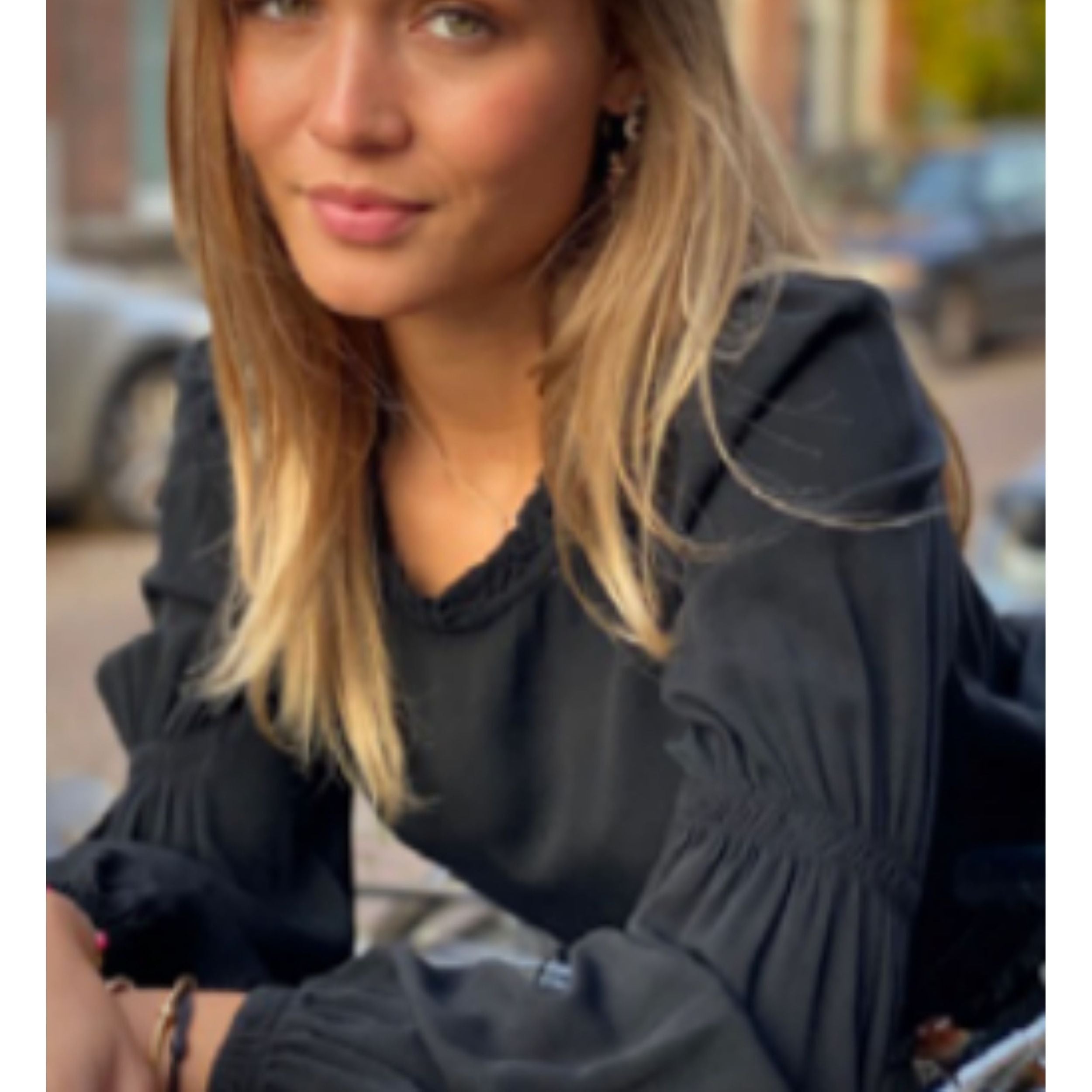 People of 2morrow Bluse "Balloonsleve"