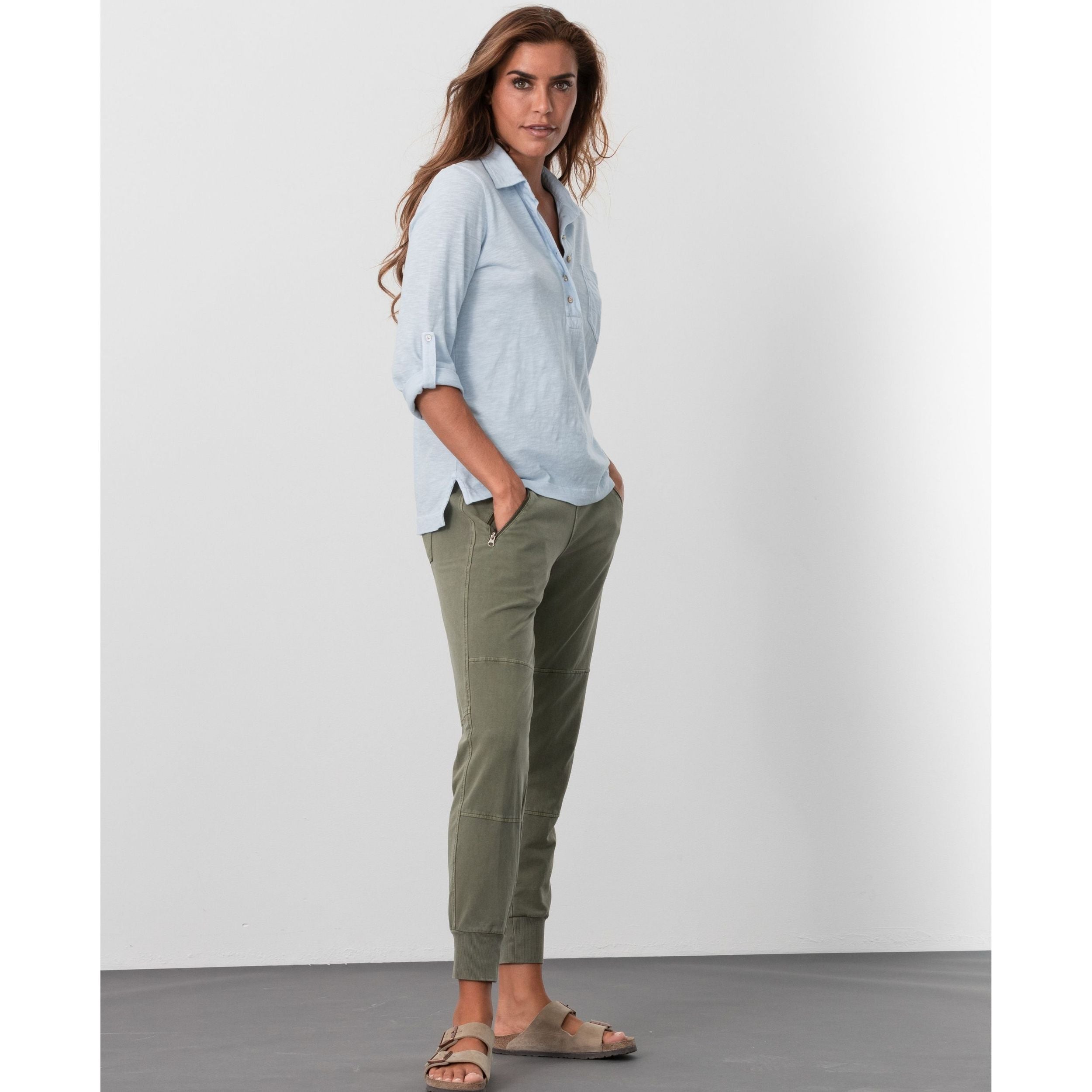 Blue Sportswear Poloshirt "Latina Is Polo Tee"