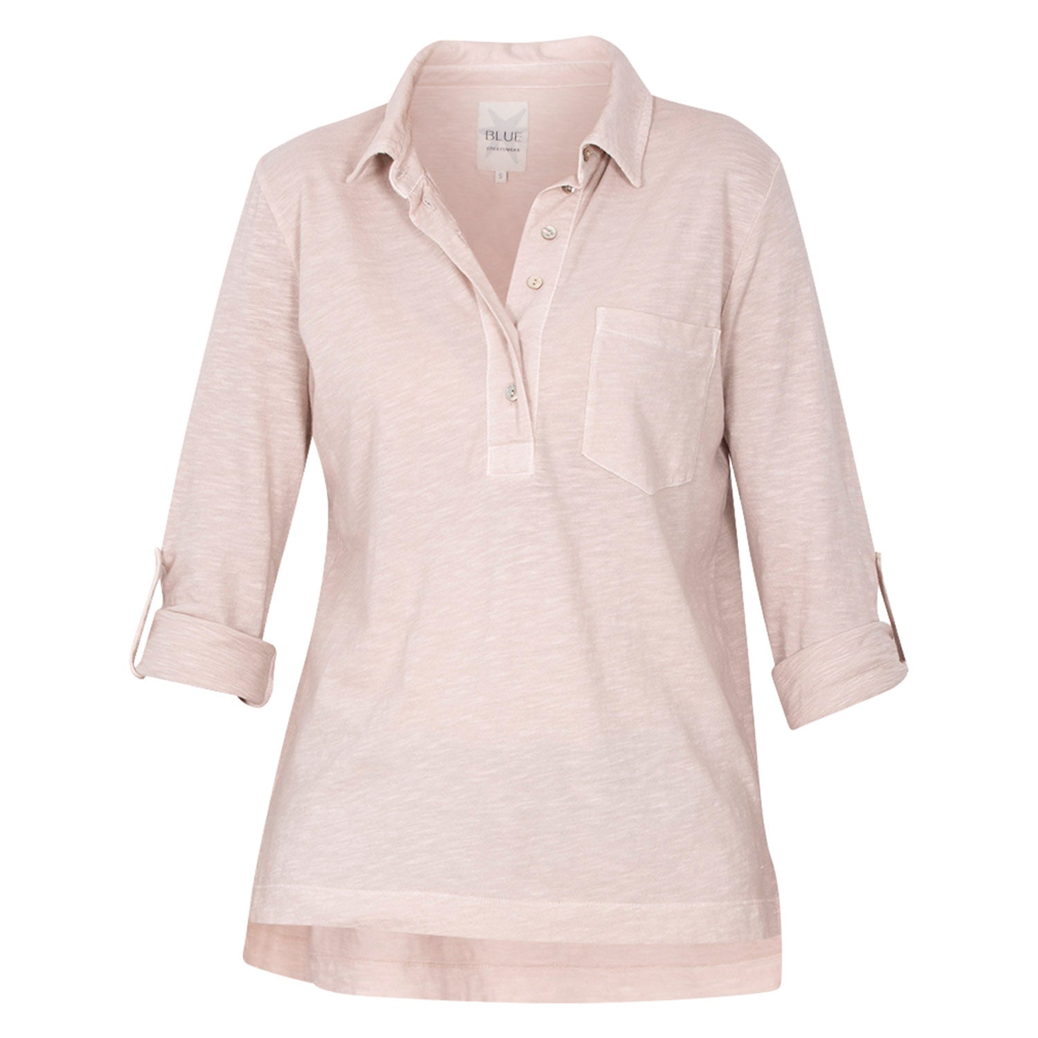 Blue Sportswear Poloshirt "Latina Is Polo Tee"