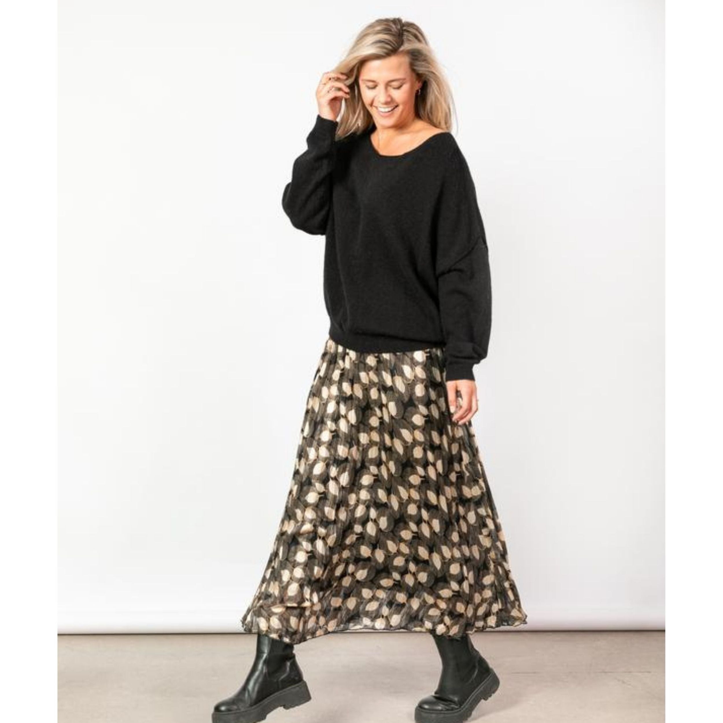 New York Pullover, Rundhals, locker geschnitten, mit Kaschmir-Anteil