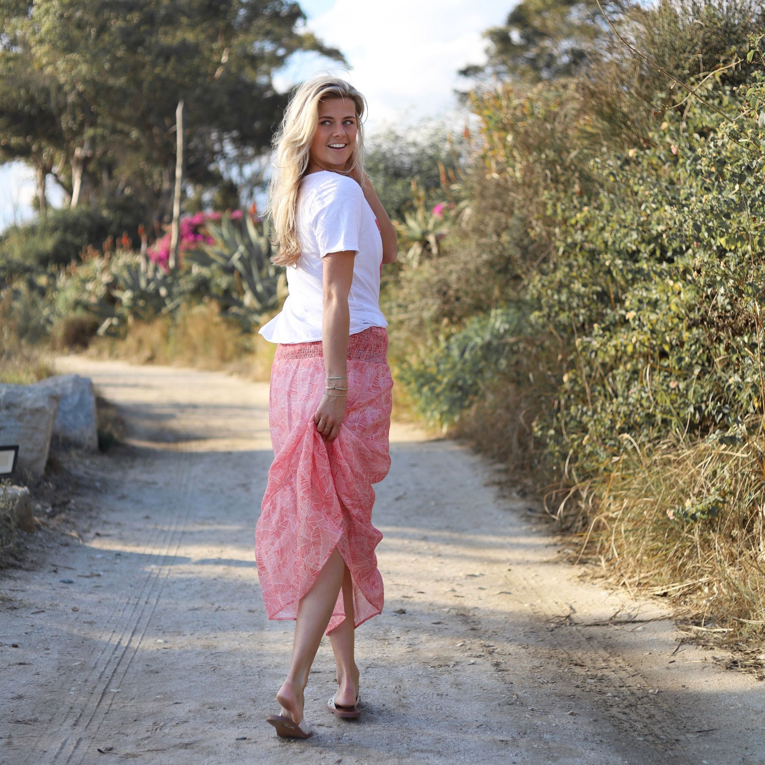 NUKUS T-Shirt "Palm Coral"