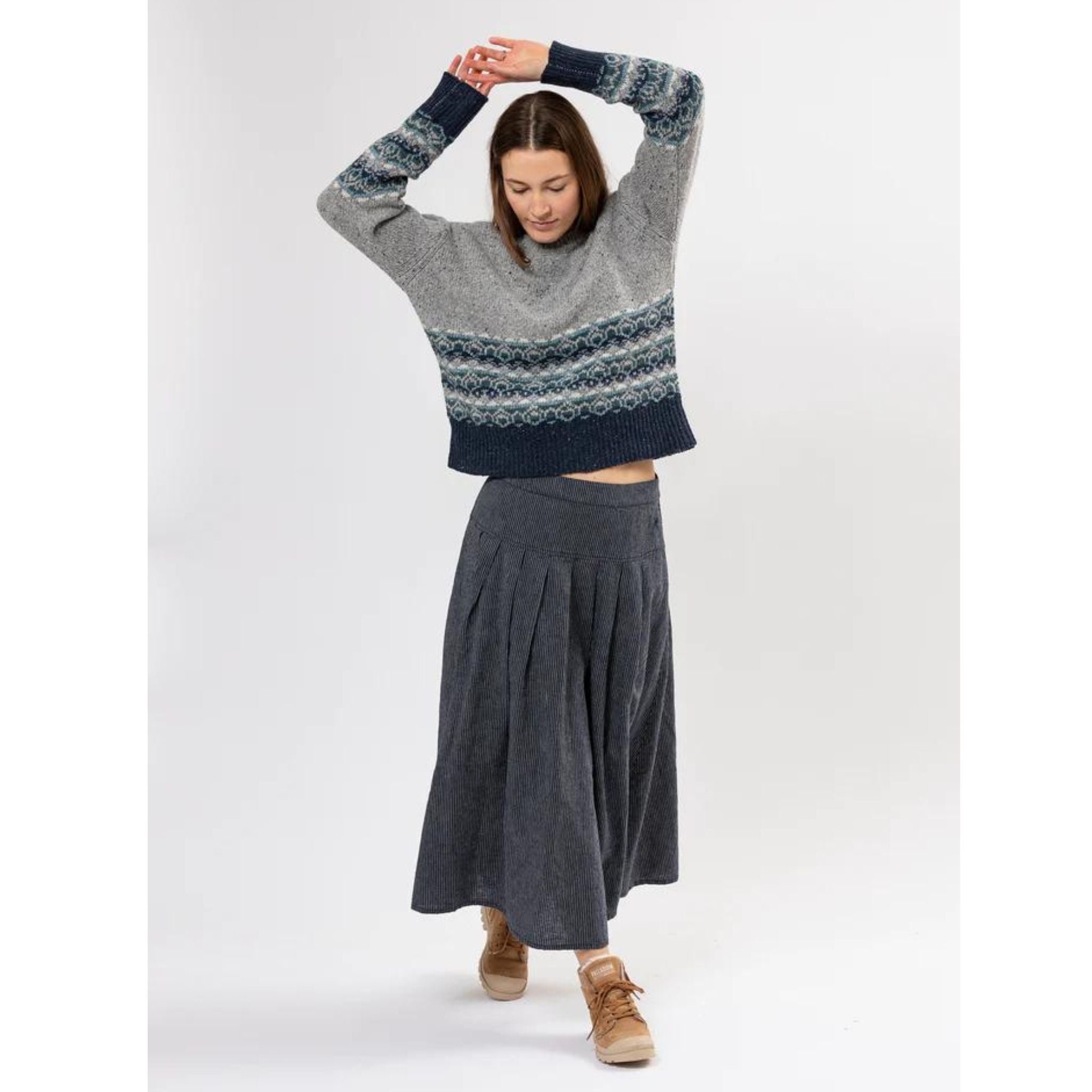 Blue Sportswear Jaquard Strickpullover "Dover Jaquard Knit"