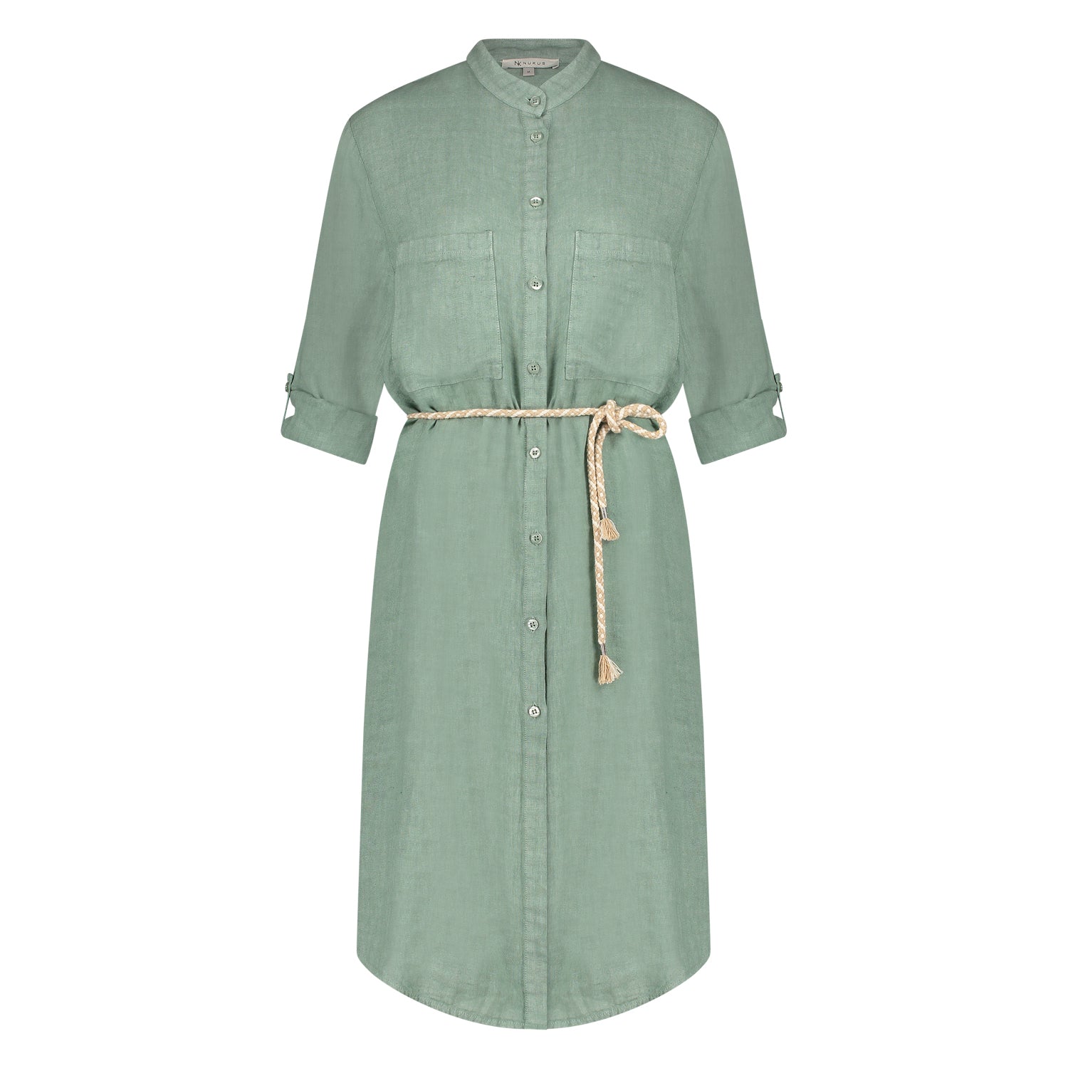 NUKUS Leinen Kleid "Aveni Dress Belt"