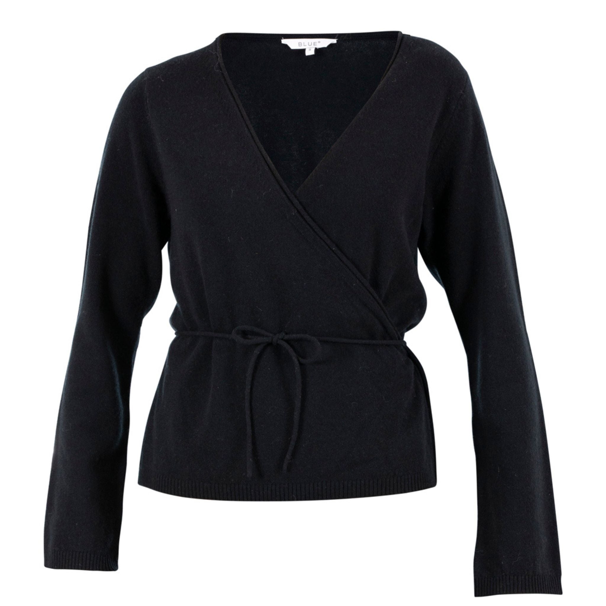 Wickelpullover Blue Sportswear "Spirit Wool Wrap Knit" bequem Wolle