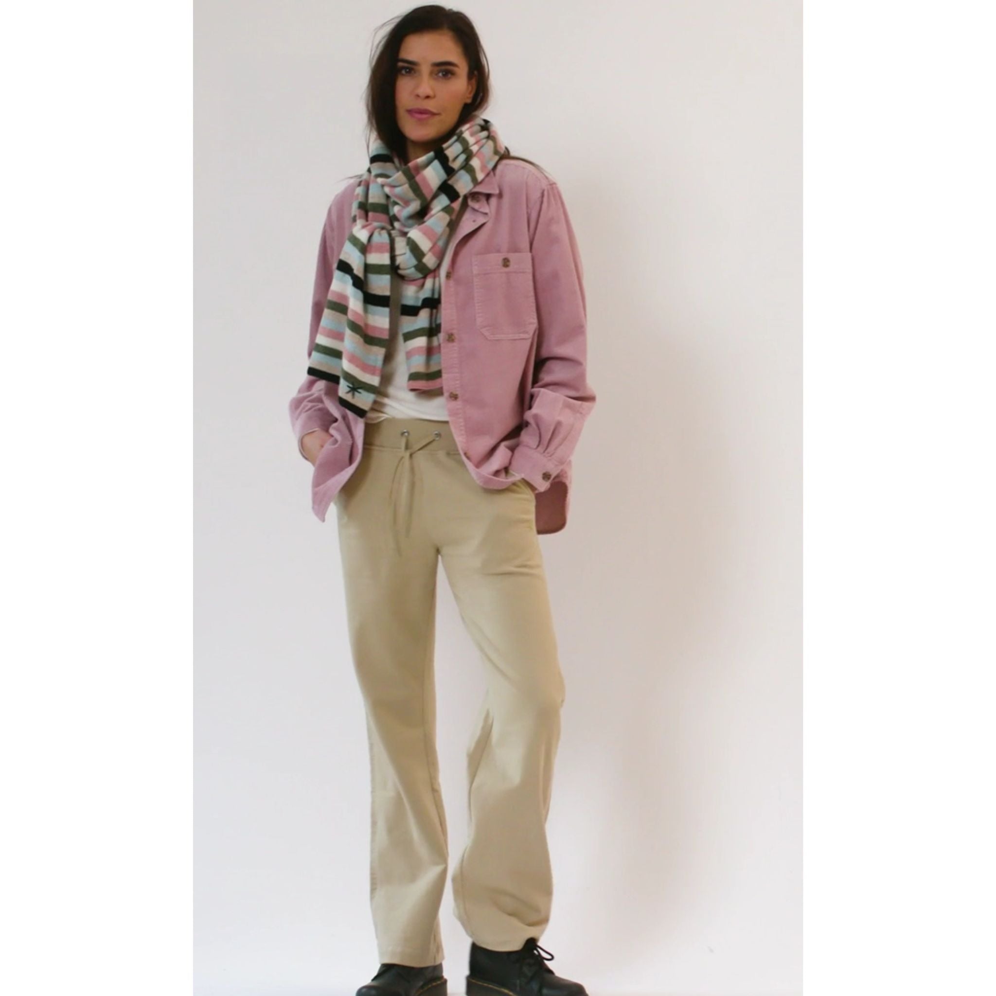 Blue Sportswear gestreifter Schal "Granby Multistriped Wool Scarf"