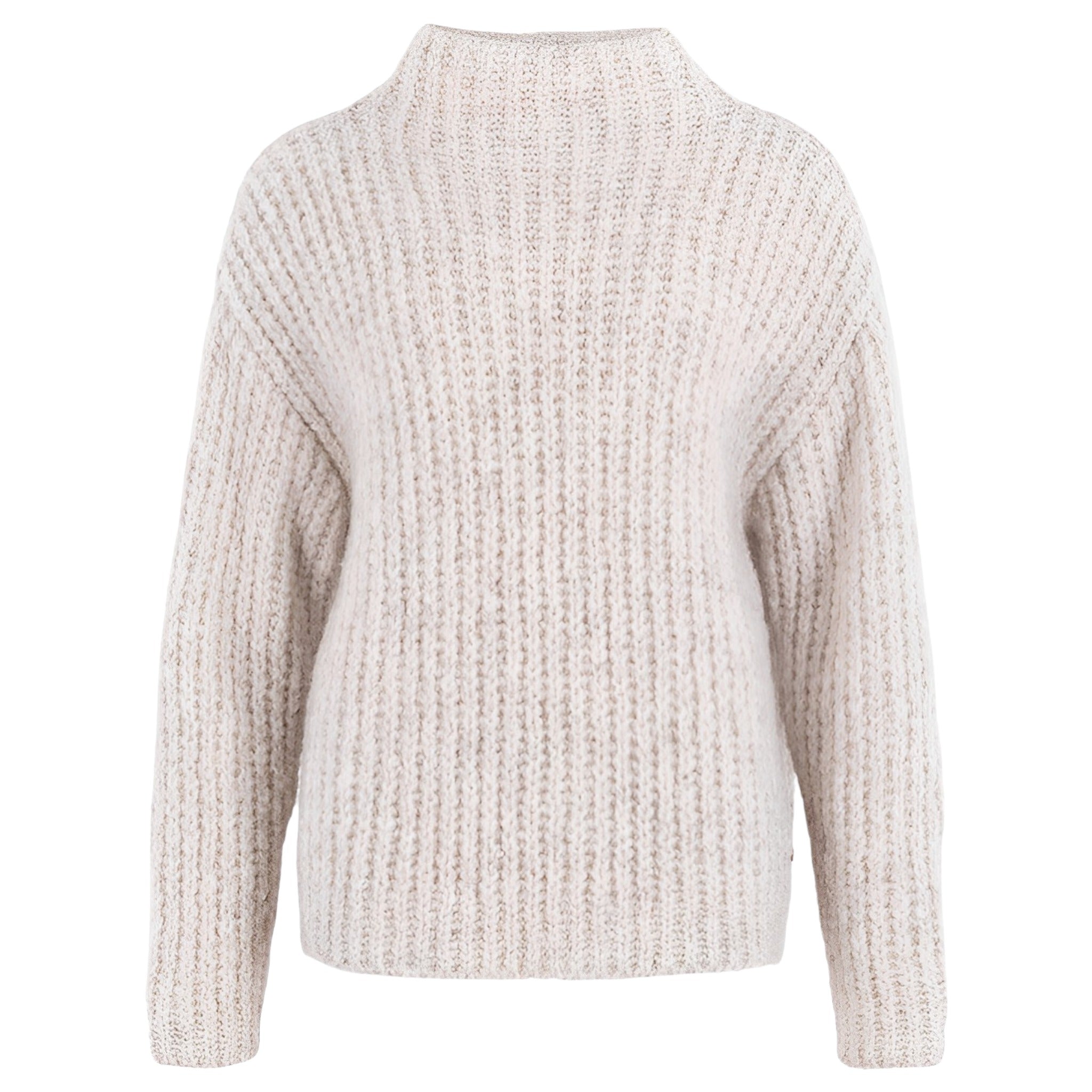 Moscow Design Grobstrickpullover in Creme "Sigurdrífa"