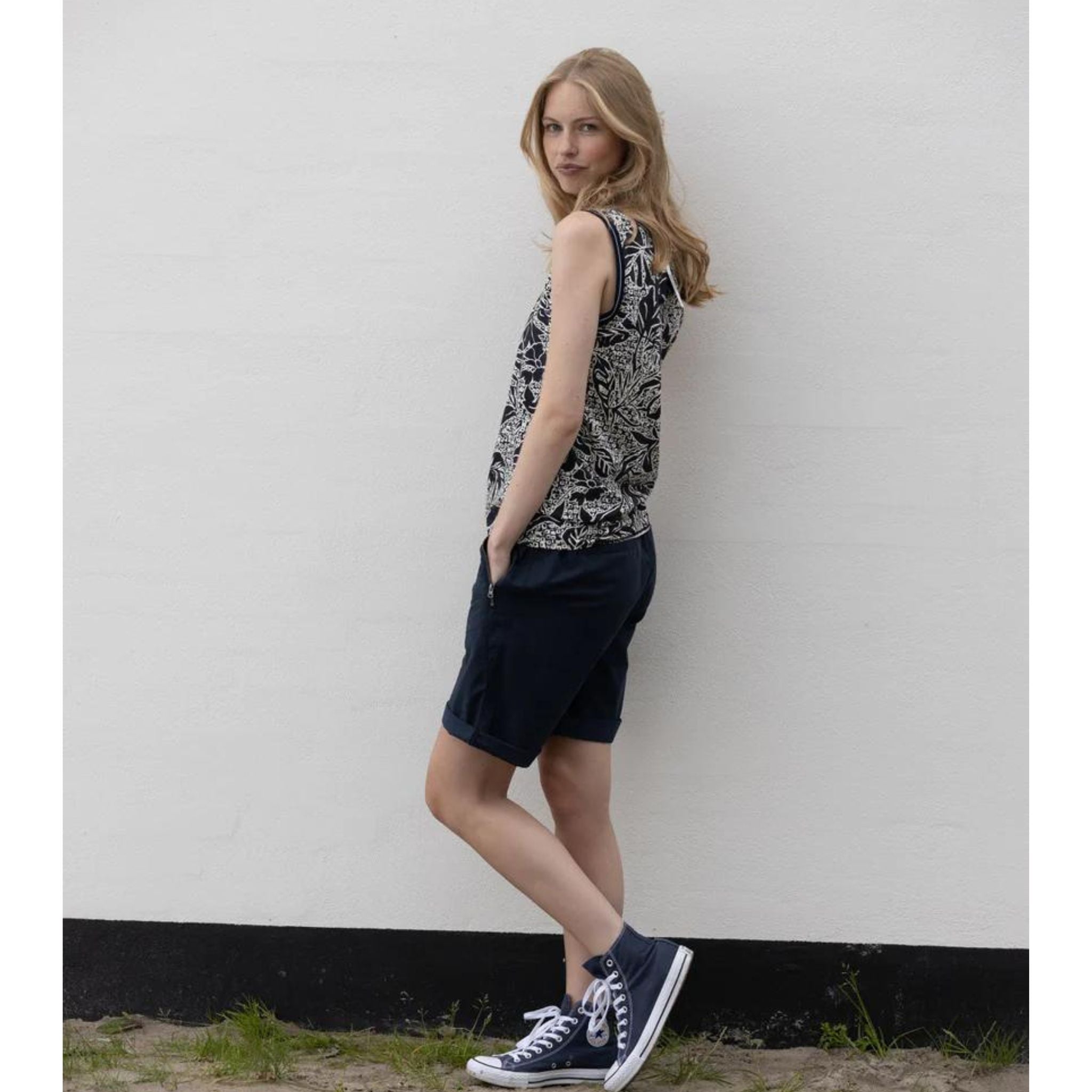 Blue Sportswear Hose "Memphis Long Shorts"