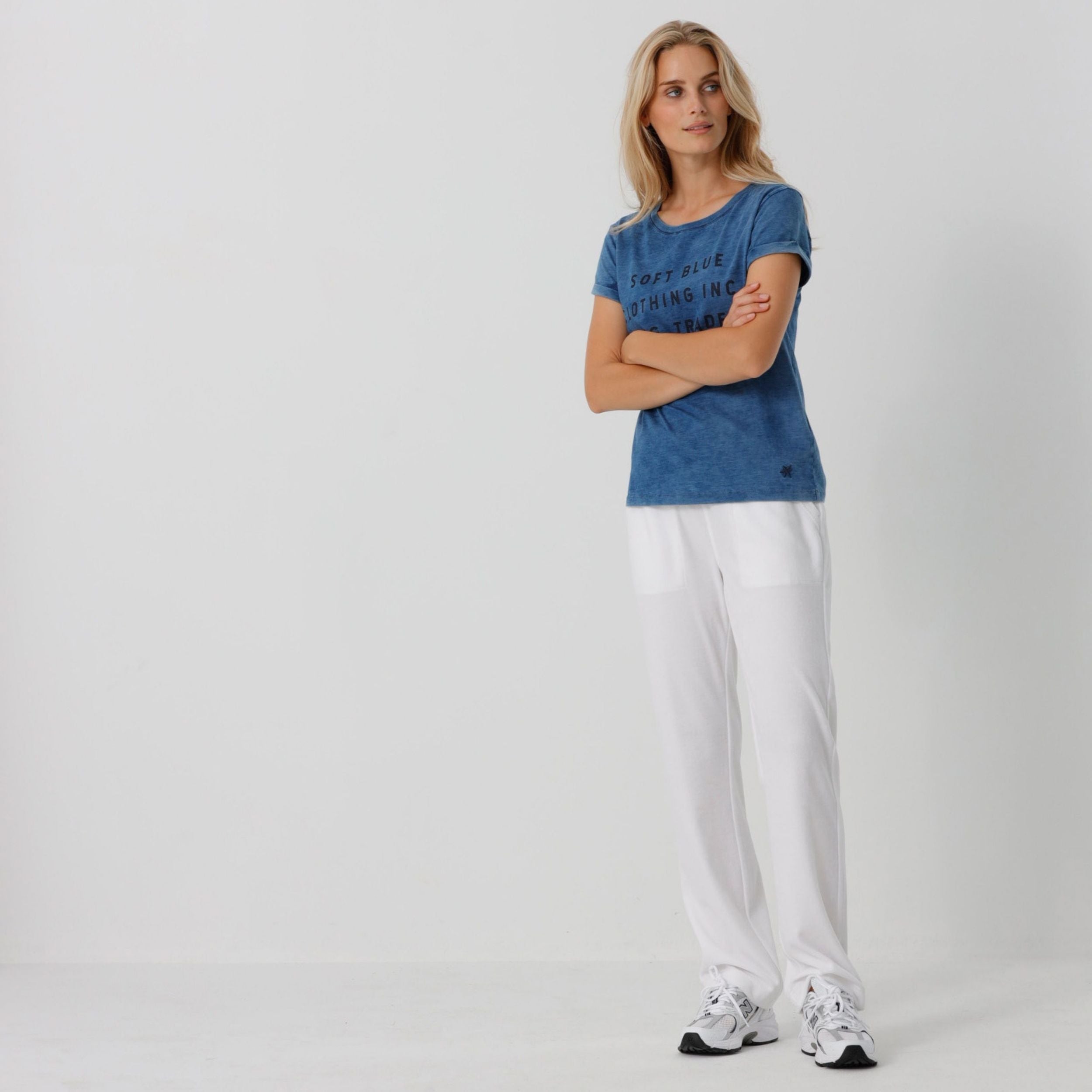 Blue Sportswear Jogger Hose "Portofino Velvet Pants"