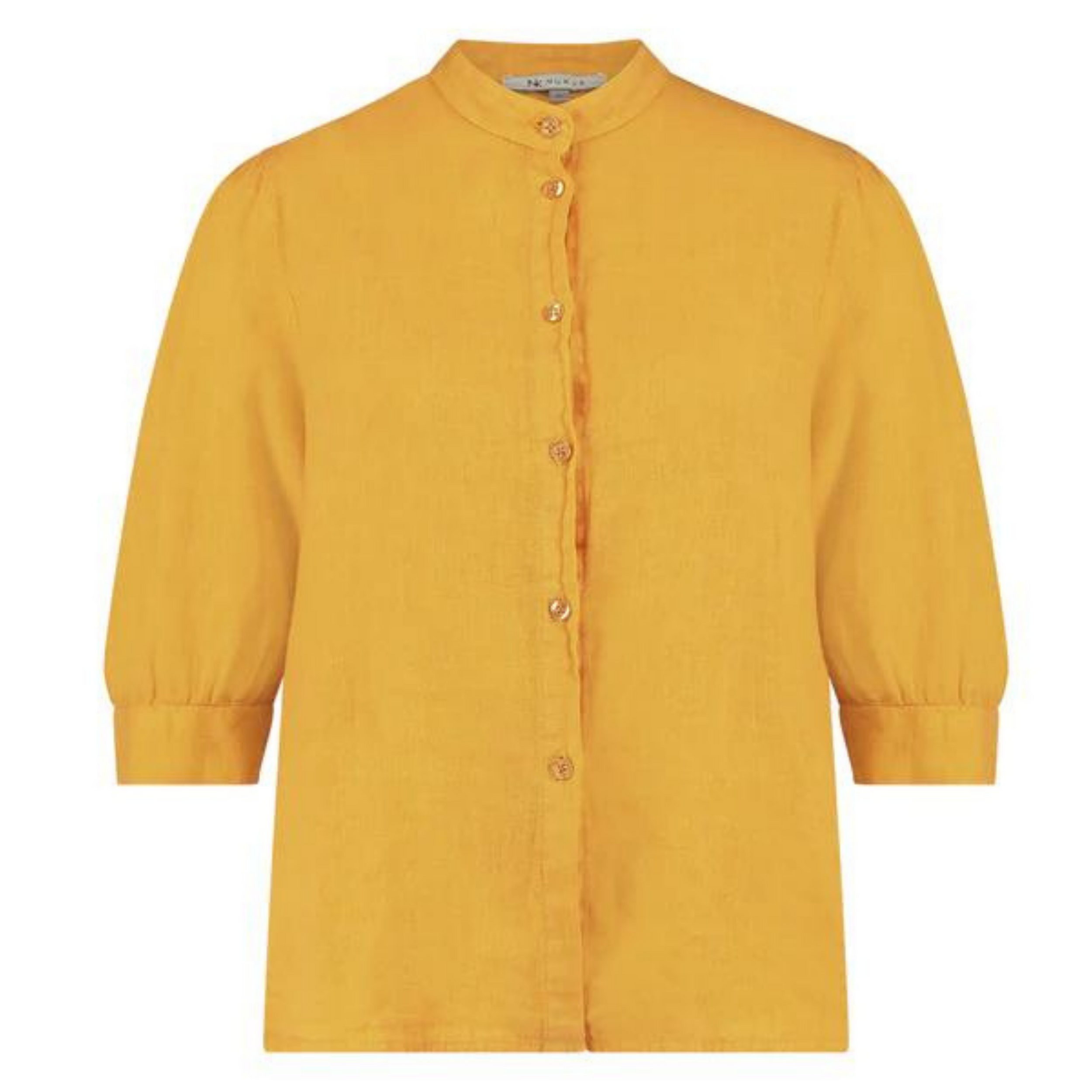 NUKUS Leinen Bluse "Samie Mango"