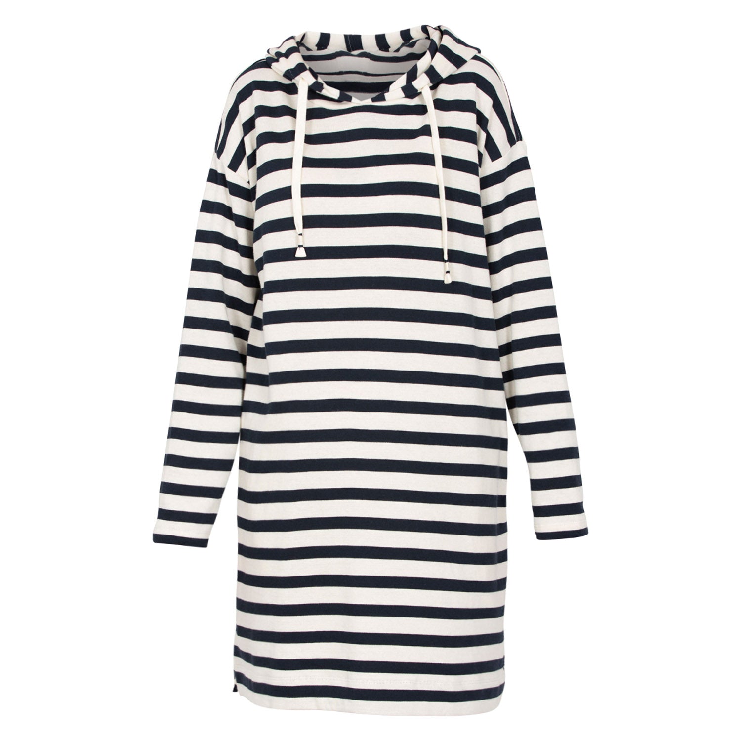 Blue Sportswear Hoodiekleid "San Remo striped Hood Dress"