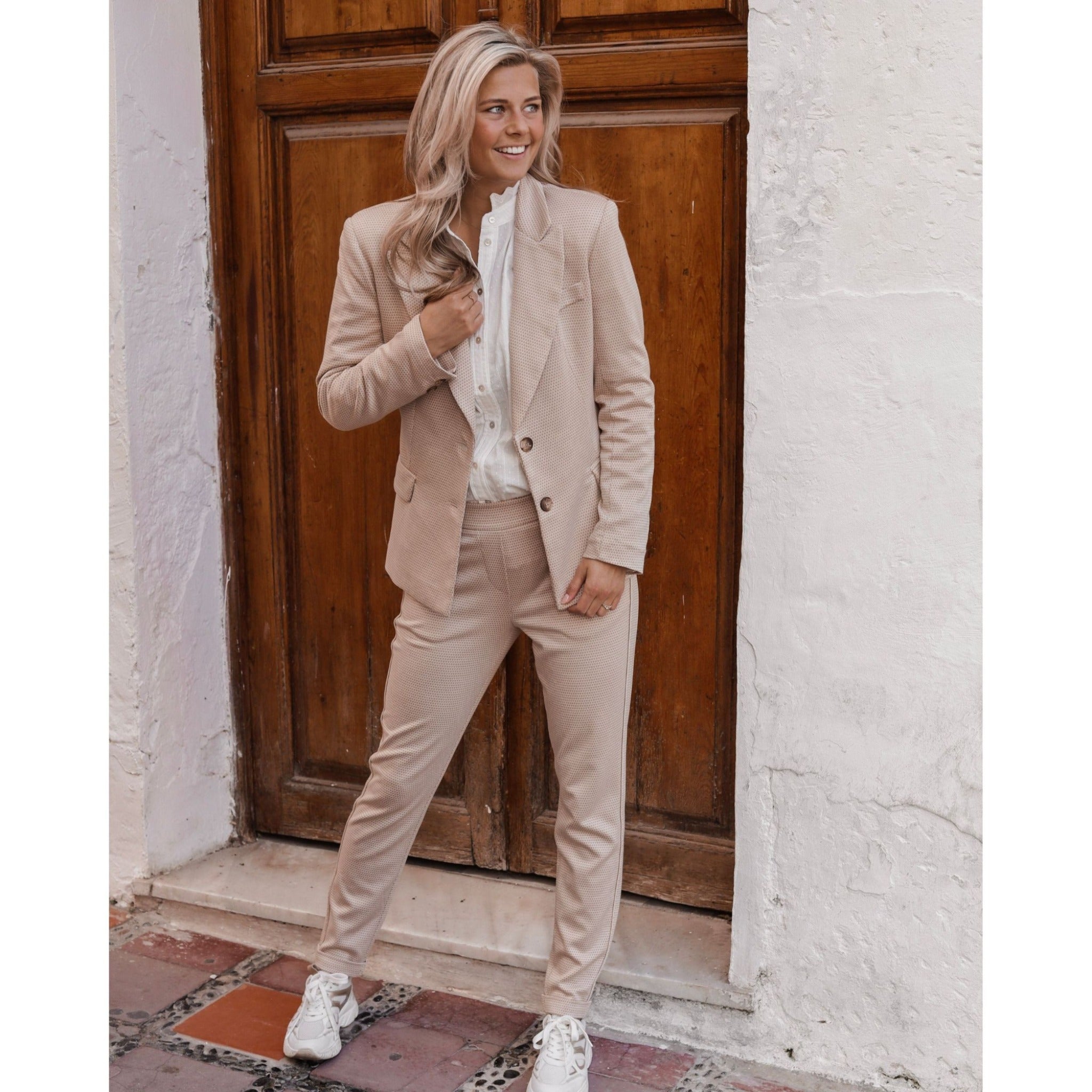 Nukus Stretch Blazer "Sash Pisa Jacket Safari"