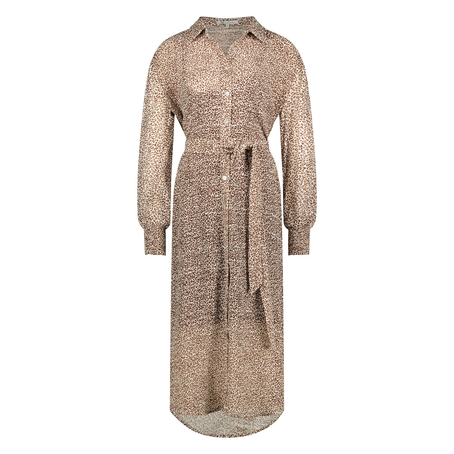 NUKUS Maxi Kleid "San Francisco Leopard Dress"